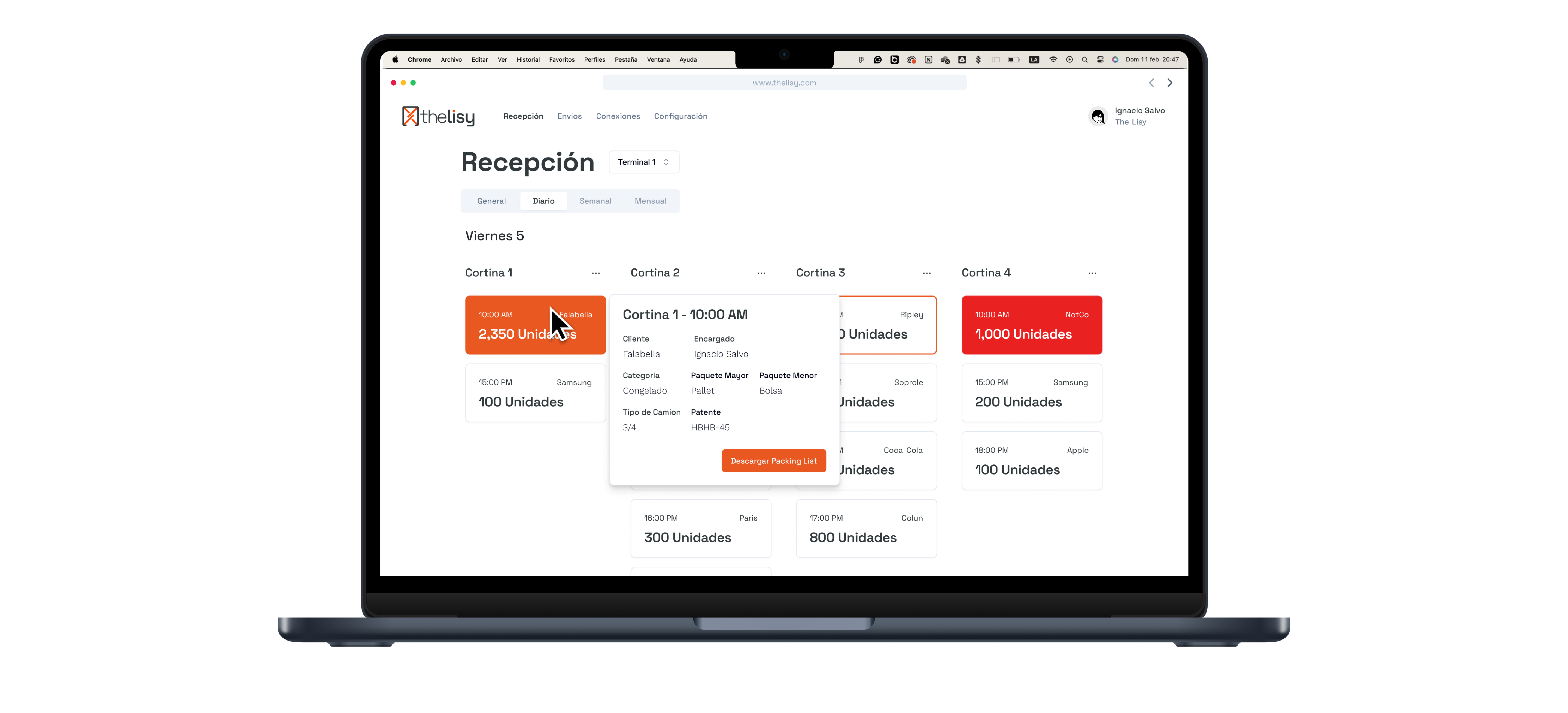 🚛 The Lisy – Plataforma de Gestión Logística B2B
